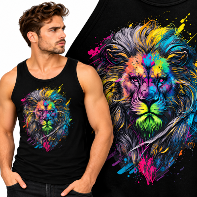 TANK TOP ZWIERZĘTA BAD LION